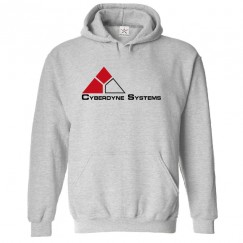 Cyberdine System Sci-Fi Retro Unisex Kids and Adults Pullover Hoodie									 									 									